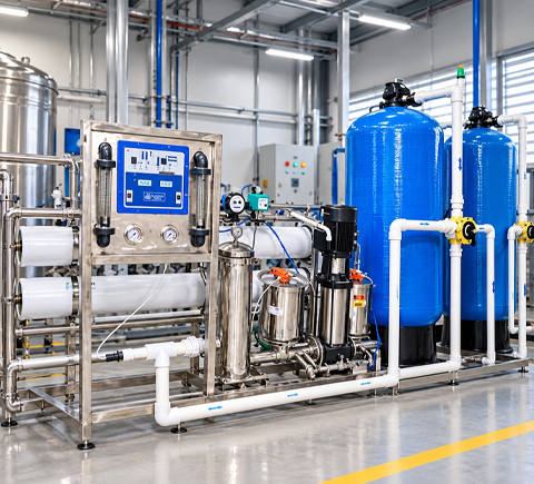 4000LPH Industrial Reverse Osmosis Plant